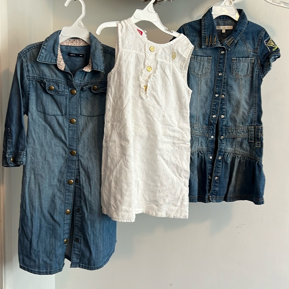 Bundle of 3 girls dresses size 5